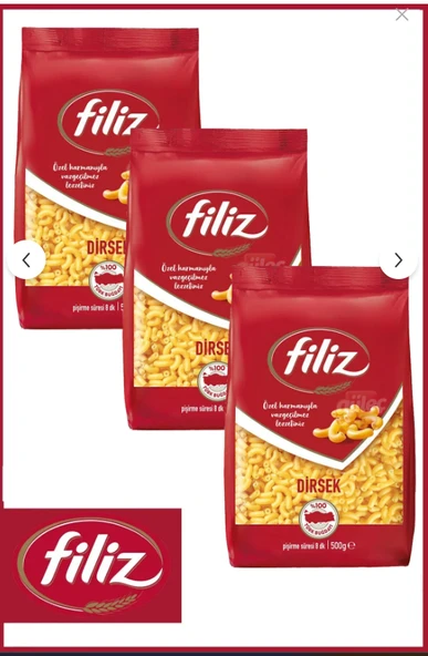 Filiz Dirsek Makarna Özel Harman 500 Gr 3 Adet ürün görseli 1