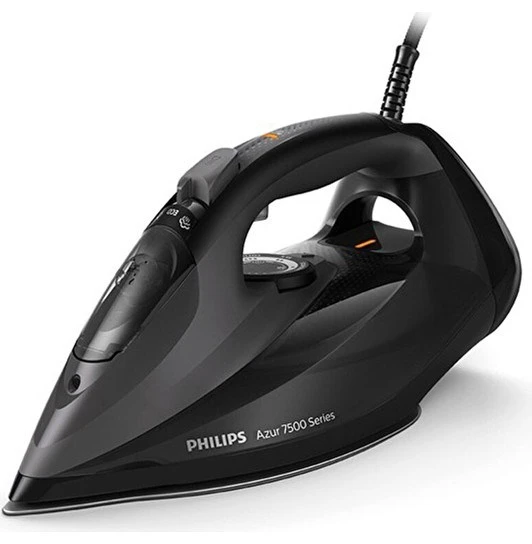 Philips Azur 7500 Serisi Siyah Buharlı Ütü 3200 W Hızlı Kireç Temizleme Özelliği ile ürün görseli 1