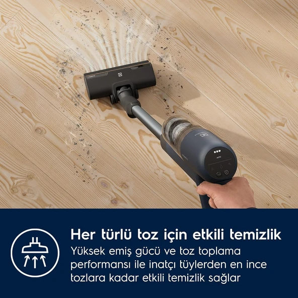Electrolux Ultimate 700 Hafif Tasarım 50 Dakika Çalışma Süresi Şarjlı Dikey Süpürge EP71UB14DB ürün görseli 1