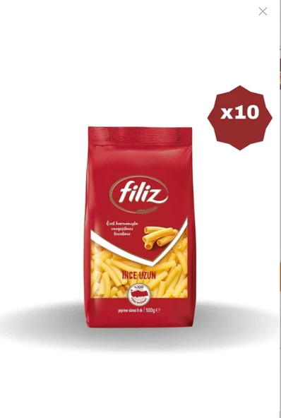 Filiz İnce Uzun Makarna Özel Harman 500 Gr 10 Adet ürün görseli 1
