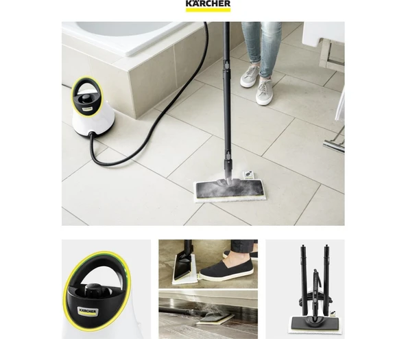 Kärcher Sc 2 Deluxe - Güçlü Buhar ve Kimyasal Içermeyen Temizlik+Yün&hav Temizleyici Hediyeli ürün görseli 1