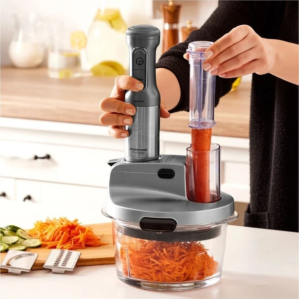 Karaca Turbo Doğrayıcı, Dilimleme Rondo, Blender 2500W Yüksek Güç 8 In 1 Mikser Seti & Mutfak Robotu ürün görseli 1