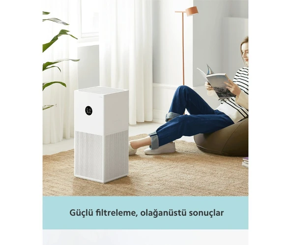 Xiaomi Aktif karbon Yüksek Hava Temizleme Oranı Mi Air Purifier 4 Lite Akıllı Hava Temizleyici 360° Çok Yönlü Anti Alerjik-Hediyeli ürün görseli 1