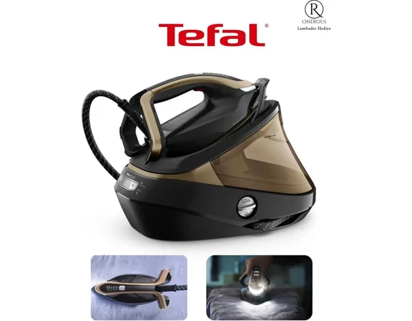 Tefal Pro Express 9000 Serisi -Professional Teknology- 3000 W Buhar Kazanlı Ütü + hav&tiftik Temizleyici ürün görseli 1