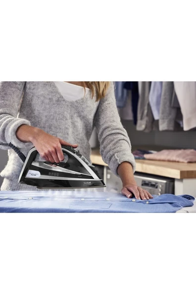 Tefal Durilium Airglide Taban 3200W Buharlı Ütü Siyah - Resim 5