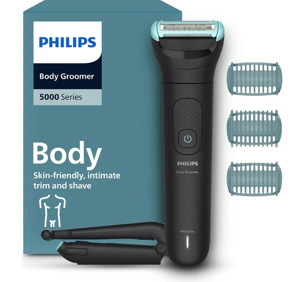 Philips Vücut Bakım 5000 Serisi Duşa Uygun Kablosuz Tıraş Makinesi 100 dk Kullanım Süresi BG5475/15 ürün görseli 1