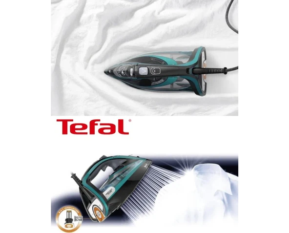 Tefal Ultimate PURE-3200 W Kireç Avcısı Buharlı Ütü Micro-Calc Filter Teknolojisi+ Anti-Drip & Dikey Buhar Özelliği + Hav&yün Temizleyici ürün görseli 1