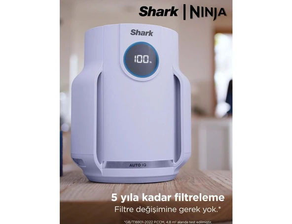 Shark alerjisi Olan Evler, Aileler ve Evcil Hayvanlar Için Ideal Neverchange5 Compact Pro Hava Temizleyici - Lila+ 5 Yıl Uzun Ömürlü Filitre ürün görseli 1