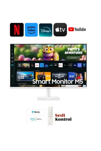 Samsung M5 Serisi 32" 4 Ms 60 Hz Full Hd Va Led Akıllı Monitör-televizyon ürün görseli 1