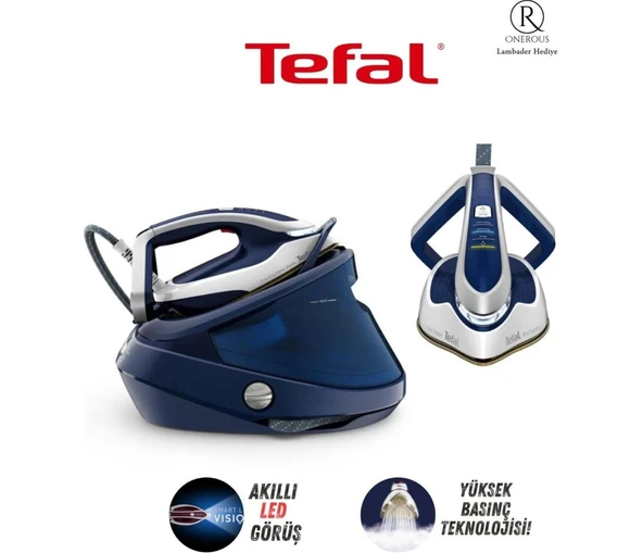 Tefal Buhar Kazanlı Ütü Yüksek Basınç Teknolojisi 700 G/dk'lık Şok Buhar ve 8 Bar Buhar BASINÇLI-GV9812 ürün görseli 1