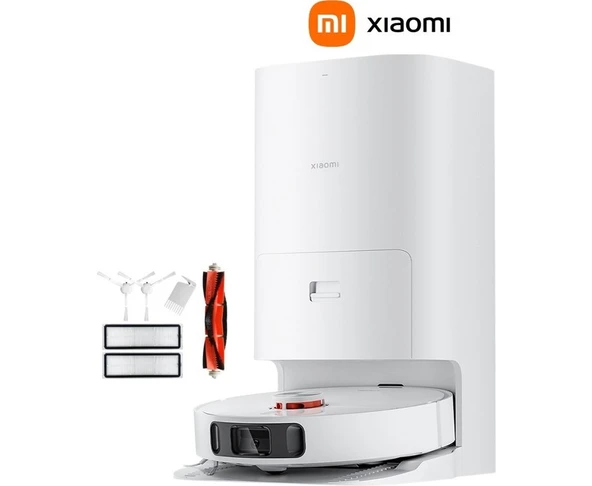 Xiaomi Istasyonlu Robot Süpürge Lds Lazer Navigasyon X10+ Yedek Temizlik Seti-Otomatik Yıkama Temizlenme ürün görseli 1