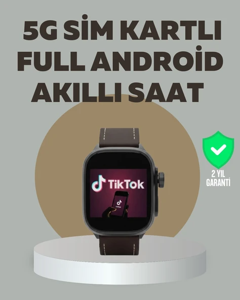 Android Akıllı Saat 5g Destekli Uygulama İndirme ürün görseli 1