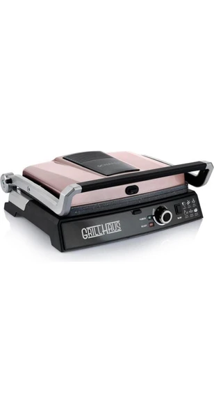Schafer Grill Haus Izgara ve Tost Makinesi -Rosegold ürün görseli 1
