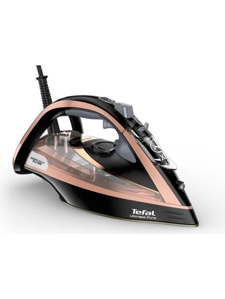 Tefal Ultimate Pure Buharlı Ütü 3200 Watt Kireç Avcısı Bej Renk Özel Taban Teknolojisi FV9845 ürün görseli 1
