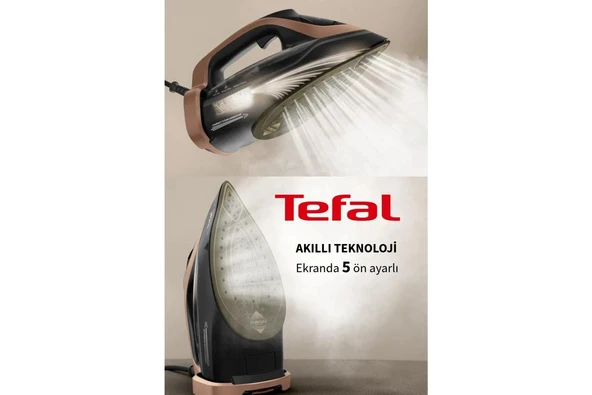 Tefal Kumaşa Göre Isı Ayarlayan Ultimate Power Pro Akıllı 3200W Buharlı Ütü +Şarjlı Hav &yün Temizleyici ürün görseli 1
