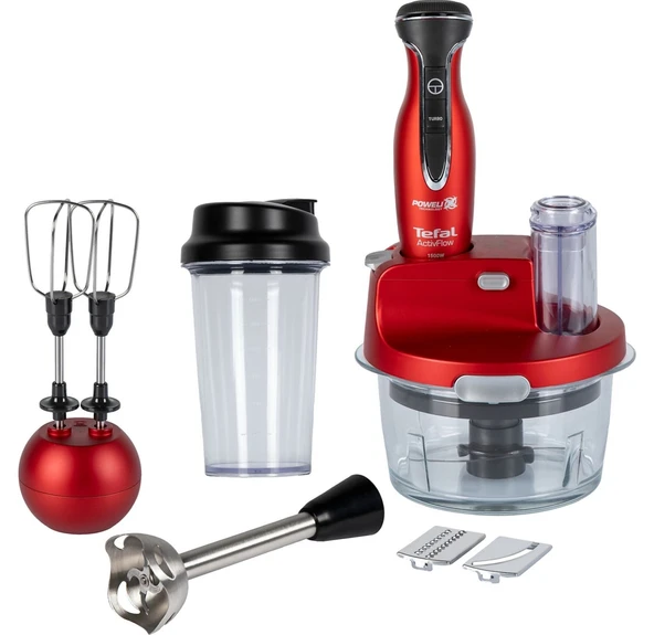 Tefal Mikser, Doğrayıcı Mükemmel Sonuçlar 4 Bıçaklı Powelix 1500W Güç 1,5 Litre Cam Hazneli Blender & Mutfak Robotu ürün görseli 1