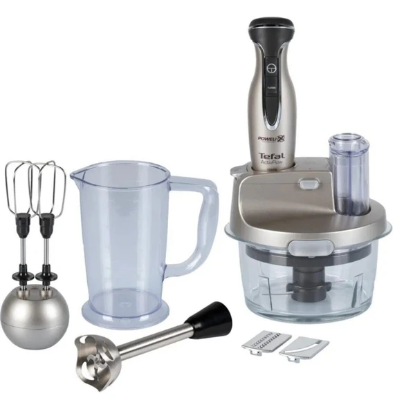 Tefal Mikser, Doğrayıcı Mükemmel Sonuçlar 4 Bıçaklı Powelix 1500W Güç 1,5 Litre Cam Hazneli Blender & Mutfak Robotu ürün görseli 1