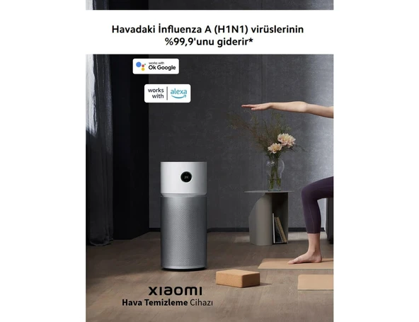 Xiaomi Elite Hava Temizleyici Akıllı Hava Sensörlü Wi-Fi Bağlantı 125M2 Temiz Hava Etkili Alan ürün görseli 1