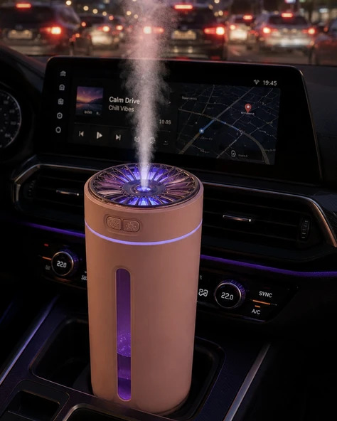 Ultra Sessiz Çalışan Şarjlı Hava Nemlendirici Ve Aroma Difüzörü ürün görseli 1