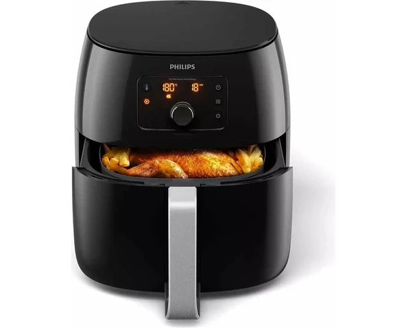 Philips Avance Collection HD9650/90 XXL Airfryer 7.3 Lt Tek Hazneli Yağsız Pişirme ve Otomatik Kapanma Özellikli Fritöz ürün görseli 1