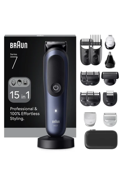 Braun Hepsi Bir Arada Series 7, 15'i 1 arada Tıraş Kiti, ProBlade, AutoSense, AIO7580 ürün görseli 1