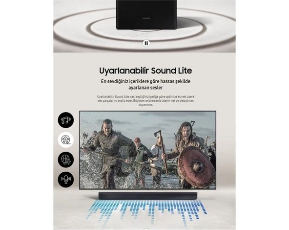 Samsung 220W Güçlü 4.1 Kanal Ev Sinema Sistemi Bluetooth Özelliği ile Modern Tasarım ürün görseli 1