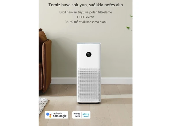 Xiaomi Anti Alerji Negatif Iyon Özellikli 60 M² Etkili Akıllı Kontrollu Hava Temizleme Cihazı ürün görseli 1