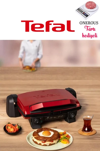 Tefal Gc191541 Toast Expert 1800 Watt Izgara Ve Tost Makinesi, Kırmızı ürün görseli 1