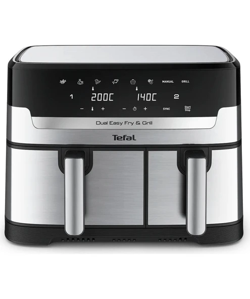 Tefal Çift Hazneli Yüksek Kaliteli Easy Fry & Grill Iki Sepetli Yağsız Fritöz ürün görseli 1