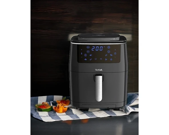 Tefal 6,5lt Xxl Kapasite 3'ü 1 Arada Çözüm Hava ile Kızartma, Izgara ve Buharda Pişirme Premium Fritöz & Airfry ürün görseli 1