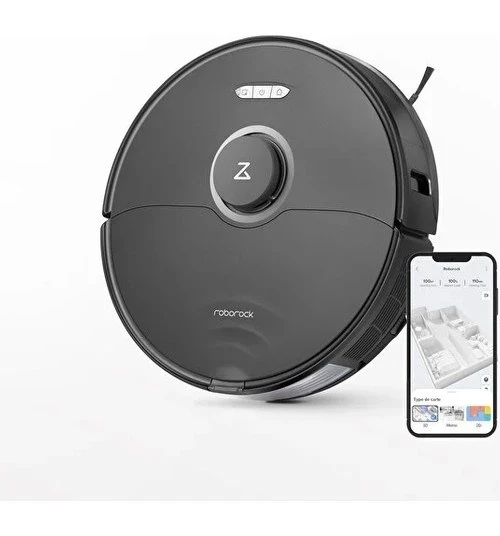 Roborock 6000PA Yüksek Emiş Gücü, Halı Tanıyıp Mop Kaldırma Özellikli, Hyperforce Duoroller Fırçalı Robot Süpürge ürün görseli 1