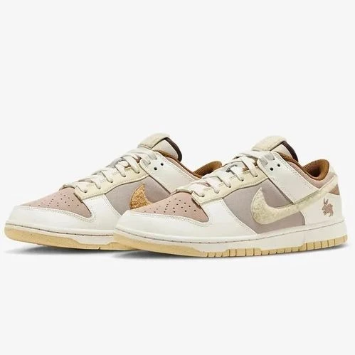 Nike Dunk Low 'Year of the Rabbit - Fossil Stone Unisex Spor Ayakkabı ürün görseli 1