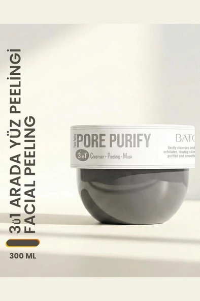 Batçı Siyah Nokta Karşıtı Gözenek Temizleyici ve Aydınlatıcı 3'ü 1 Arada Peeling 300 ml ürün görseli 1