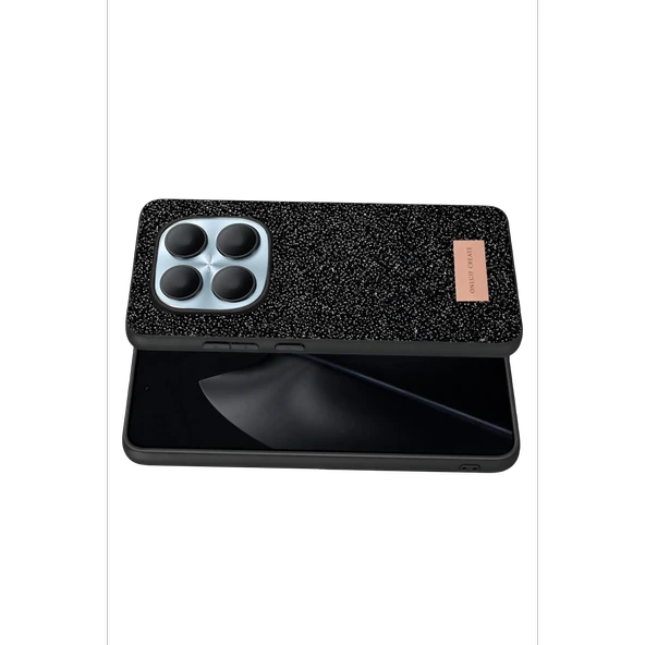 Xiaomi Redmi Note 15 Pro 4g Bright Simli Kapak - Siyah - Resim 3