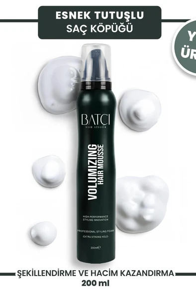 Batçı Hacimlendirici ve Güçlü Tutuşlu Saç Köpüğü 200 ml ürün görseli 1