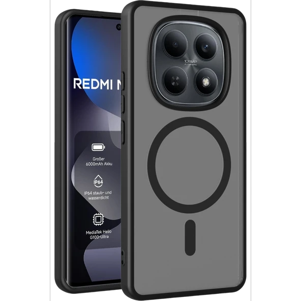 Xiaomi Redmi Note 15 Pro 4g Jota Magsafe Kapak - Siyah ürün görseli 1