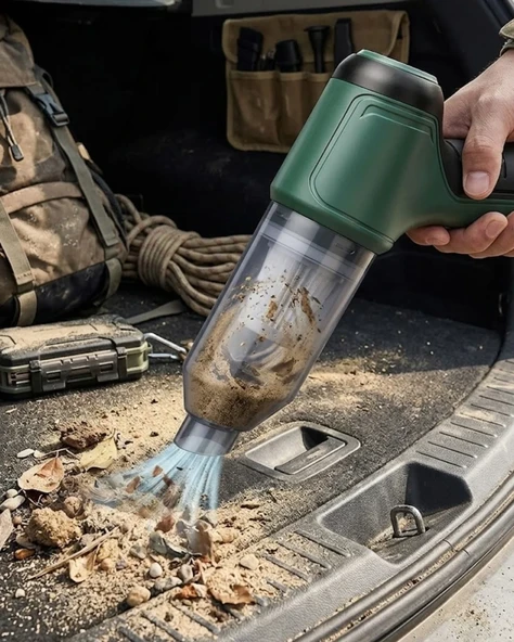 CS Bawer G-43 Güçlü Portatif Vakumlu Kablosuz Üflemeli Mini Araç Süpürgesi ürün görseli 1
