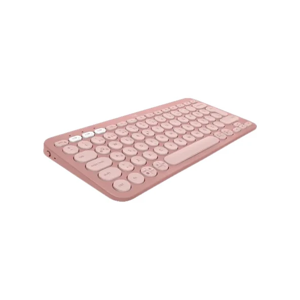 Logitech 920-011861 K380S Pebble Keys 2 Bluetooth Pembe Klavye - Resim 2