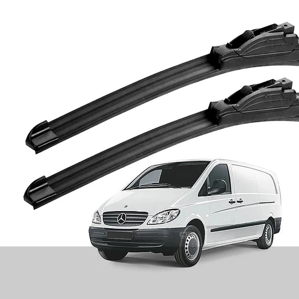 Silecek Süpürgesi Ön Takım 700 - 650 Mm Mercedes W639 2004-2009 (Oem No: A0018204245) ürün görseli 1