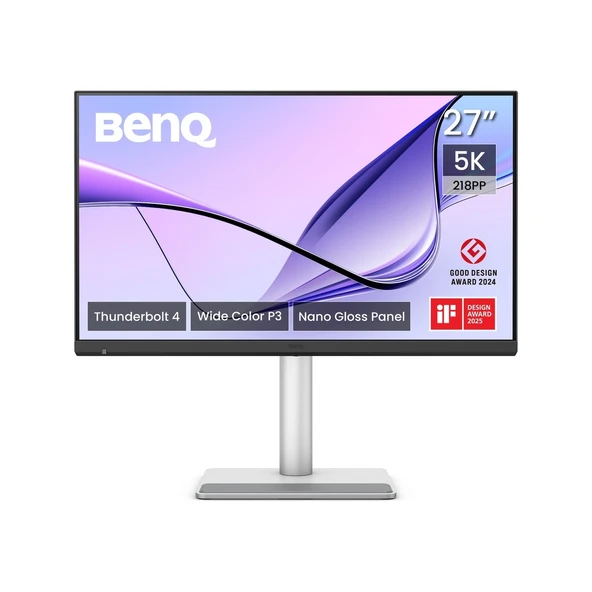 Benq Ma270s 27" Mac Kullanıcıları İçin Thunderbolt 4 Destekli 5k Nano Gloss Monitör ürün görseli 1
