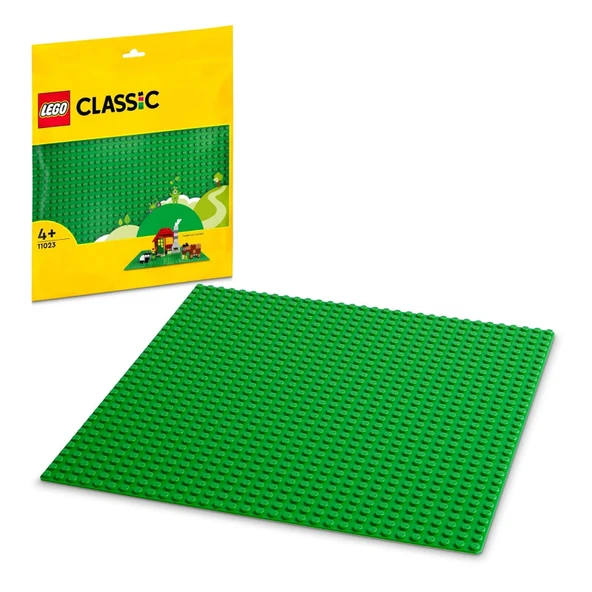 LEGO® Classic Yeşil Plaka 11023 - 4 Yaş ve Üzeri LEGO Severler için Açık Uçlu Yaratıcı Yapım Seti (3 ADET) ürün görseli 1