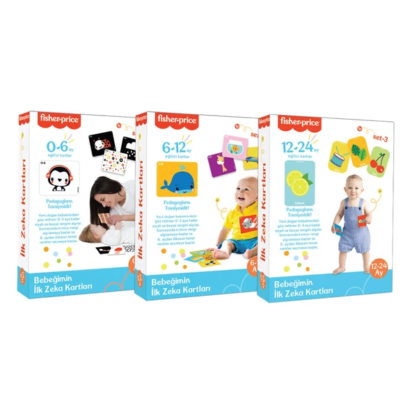 Fisher Price Erken Eğitim Seti 3 Lü Set (4 ADET) ürün görseli 1