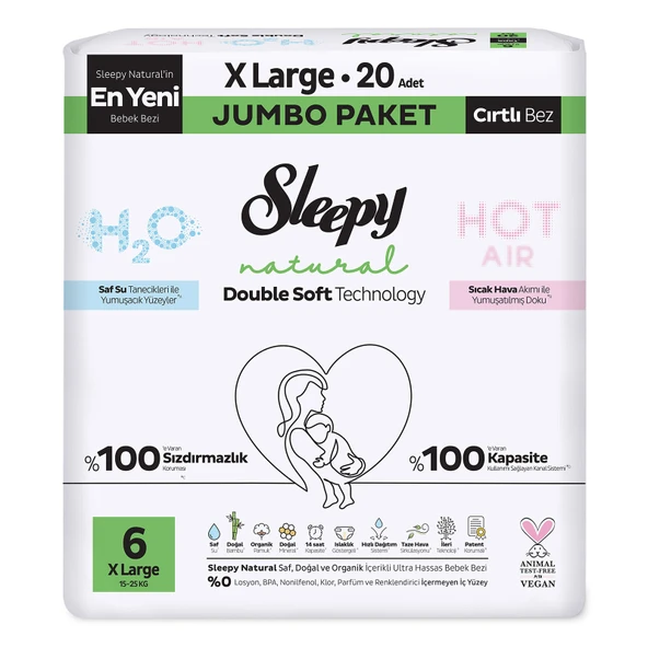Double Soft Natural 6 Beden 20 Adet (4 ADET) ürün görseli 1