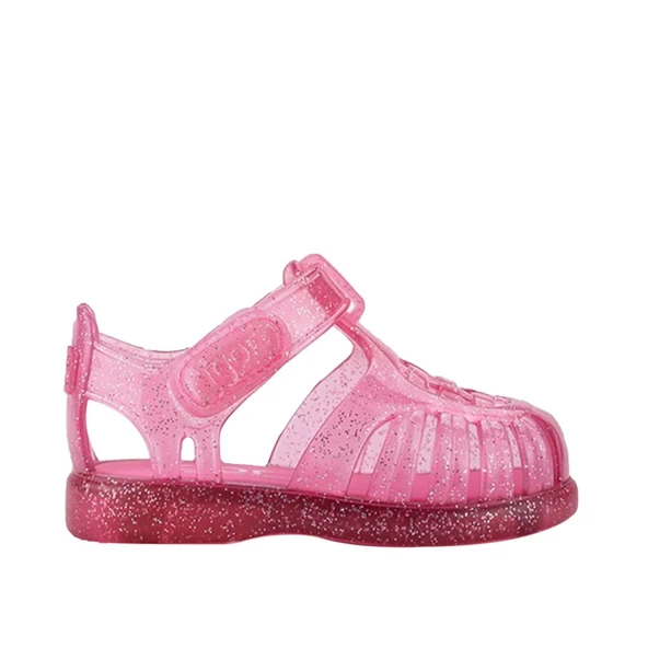 igor Tobby Gloss Glitter Transparente Çocuk Sandalet - Resim 2