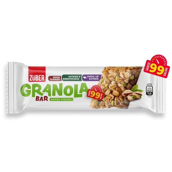 Antep Fıstıklı Granola Bar 25 gr (5 ADET) ürün görseli 1