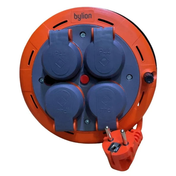 Bylion Ev Tipi Makaralı kablo Kapaklı 3x1mm 5mt Php05310f ürün görseli 1