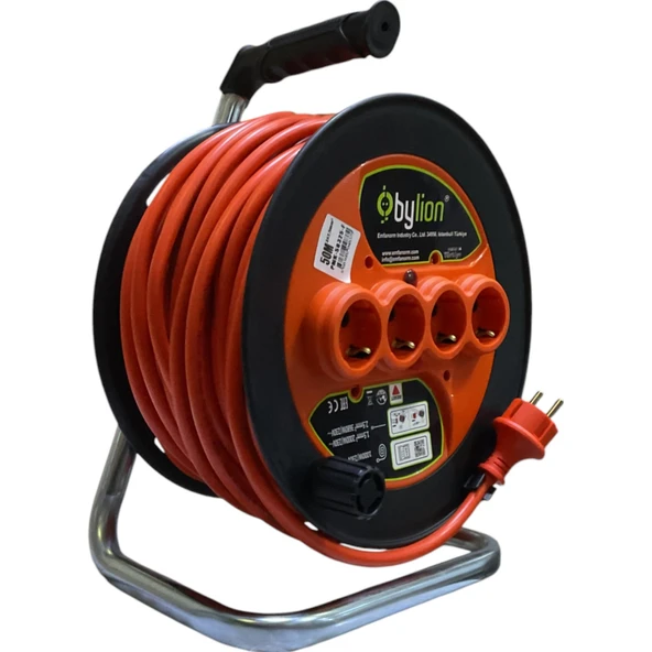 Bylion Seyyar Makara Kablo 3x2.5mm 50mt Pmk50325f - Resim 2