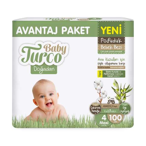 Doğadan 4 Beden 100 Adet (3 ADET) ürün görseli 1