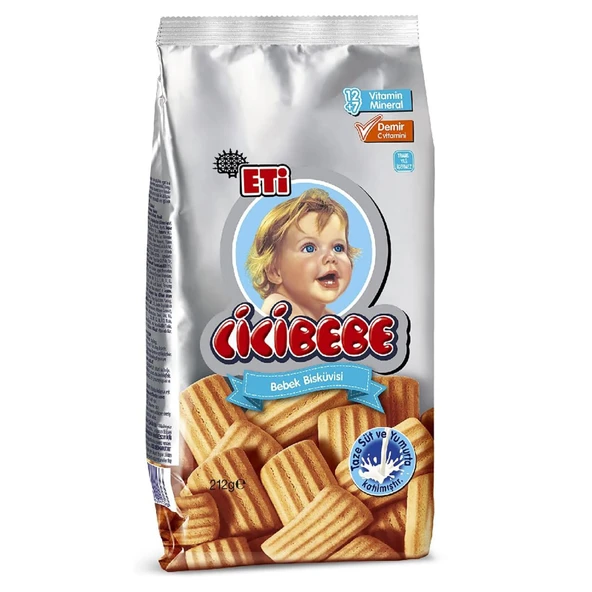 Cicibebe Bebek Bisküvisi 212 gr (3 ADET) ürün görseli 1