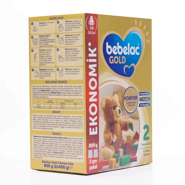 2 Devam Sütü 800 gr 6-12 Ay (4 ADET) ürün görseli 1